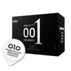 Hộp 10 cái Bao cao su 0.01 OLO đen kéo dài thời gian, nhiều gel siêu mỏng hương vani